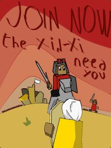 Xin-xi propaganda poster